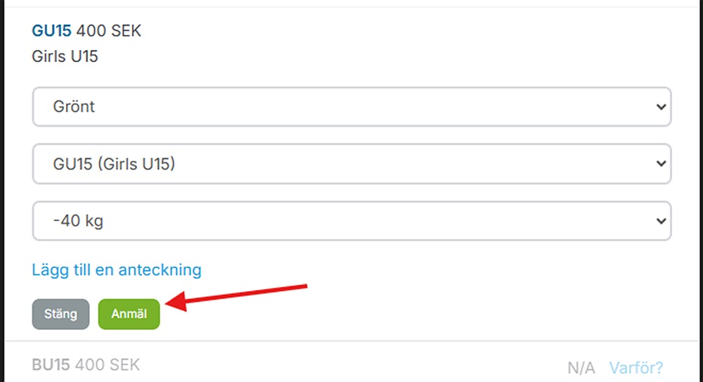 Steg 5 – anmäl med rätt uppgifter