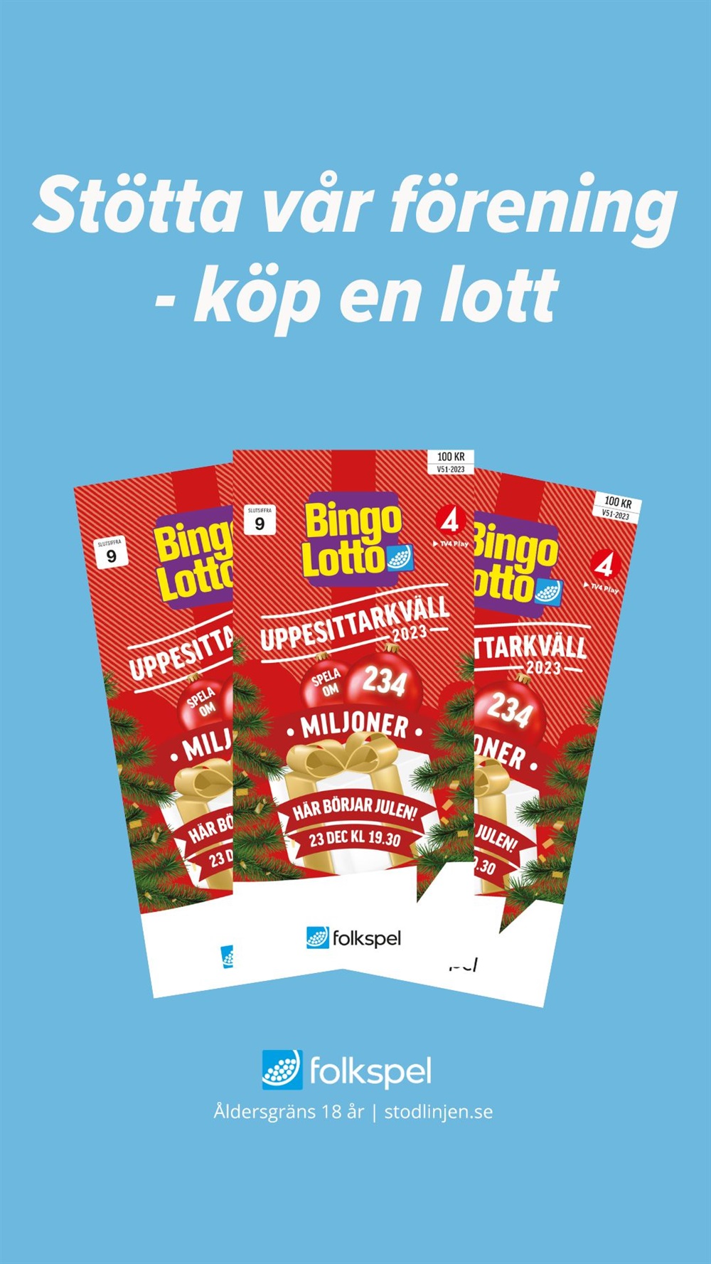 Bingolotto, uppesittarkväll / Stensätra IF